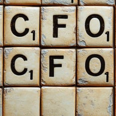 CFO IN SCRABBLE PIECES